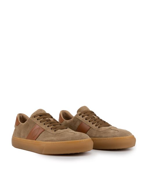 Sneakers in pelle scamosciata beige TOD'S | XXM03E0GC50 B4P7P61